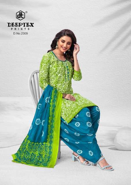 Deeptex Batik Plus Vol-23 – Dress Material Banarasi Embroidered Fabric