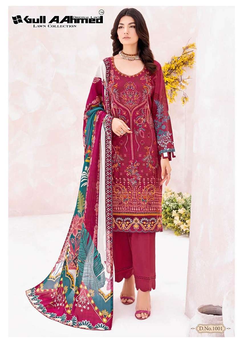 Gull A Ahmed Azure Karachi Dress Material Wholesaler of surat