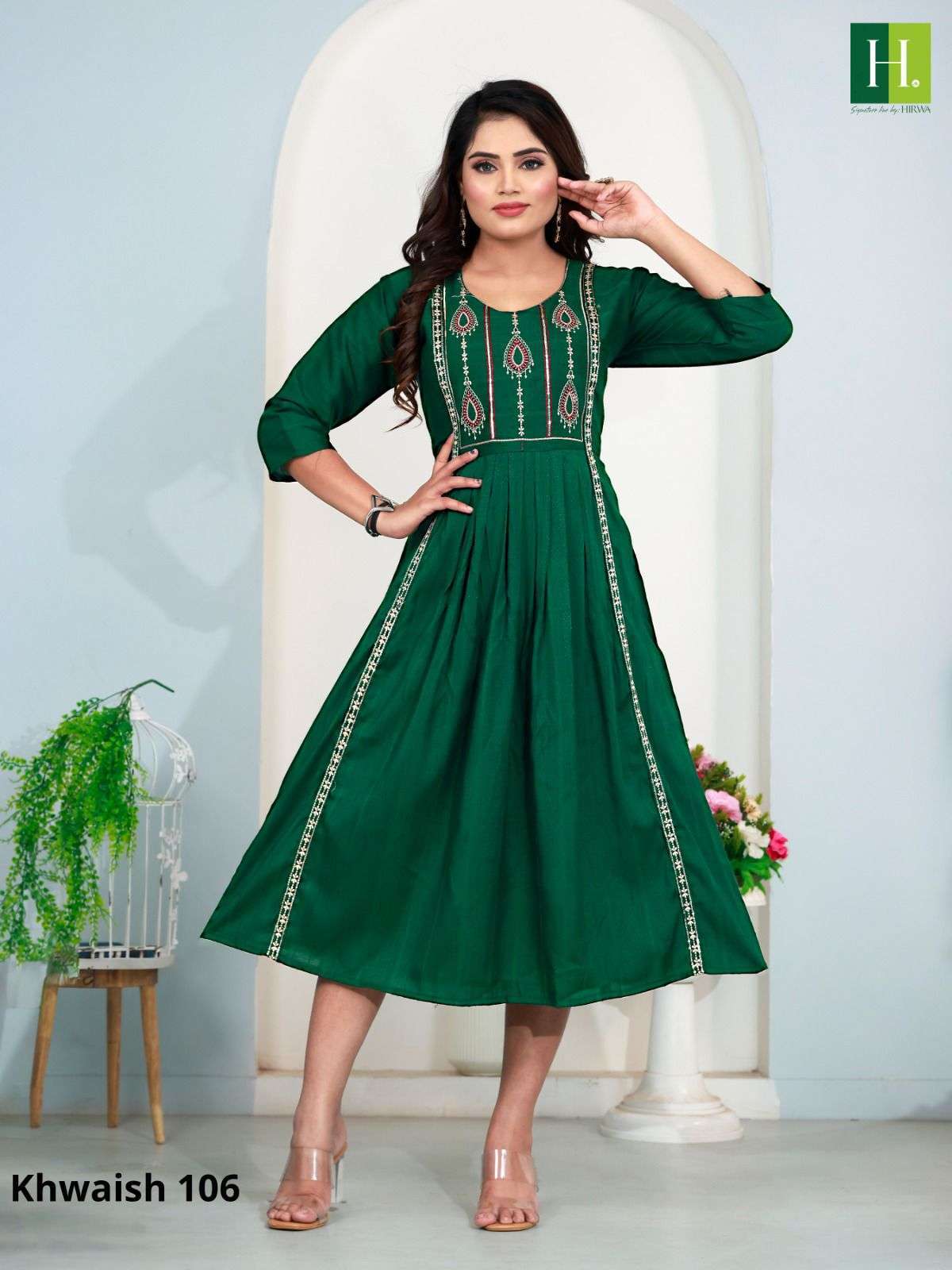 Hirwa Khwaish Kurti Buy Kurtis In Bulk collection in india