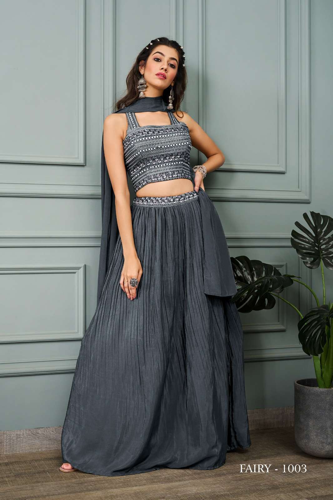 Infabzon Presenting A New Crop Top And Skirt Set perfect for twirling at  Wedding collection – Infabzon.com | Buy latest saree & lehenga
