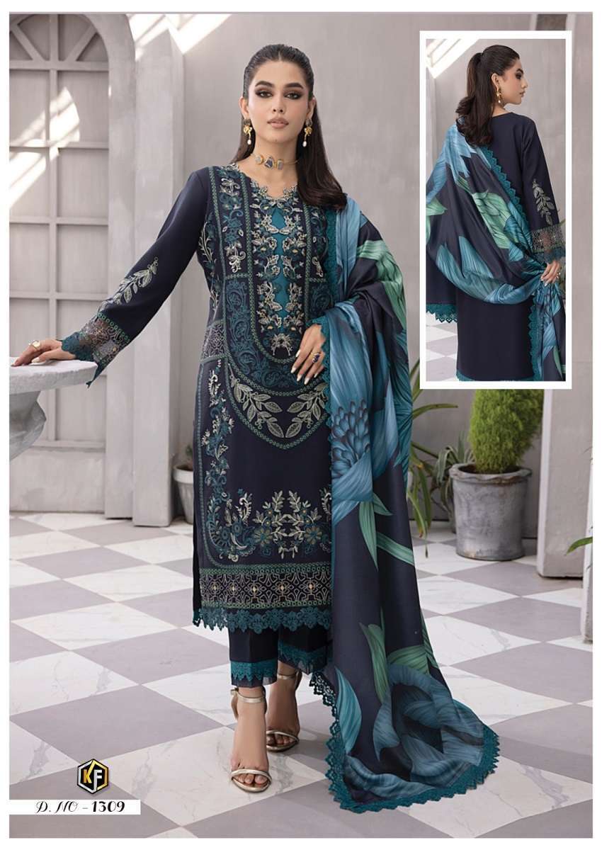 Nafisa Andaaz Karachi Cotton Dress Material Wholesale collection in india