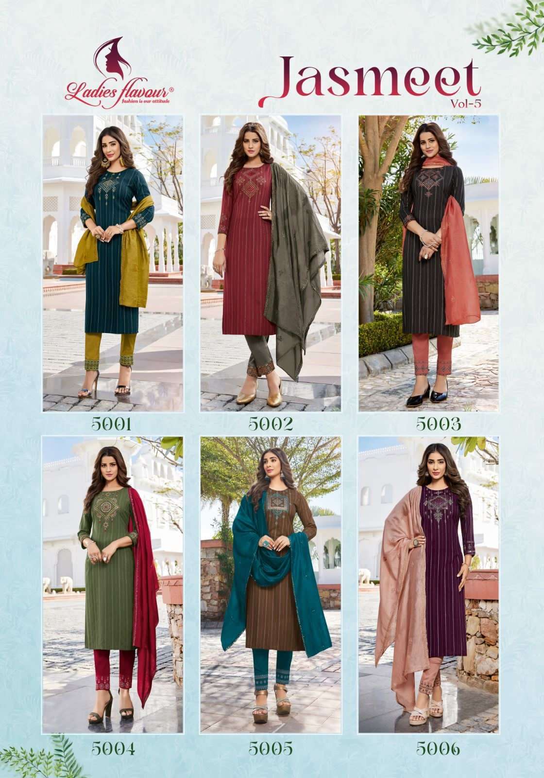 Ladies Flavour Jasmeet Vol 4 Kurti Supplier Supply Chain India