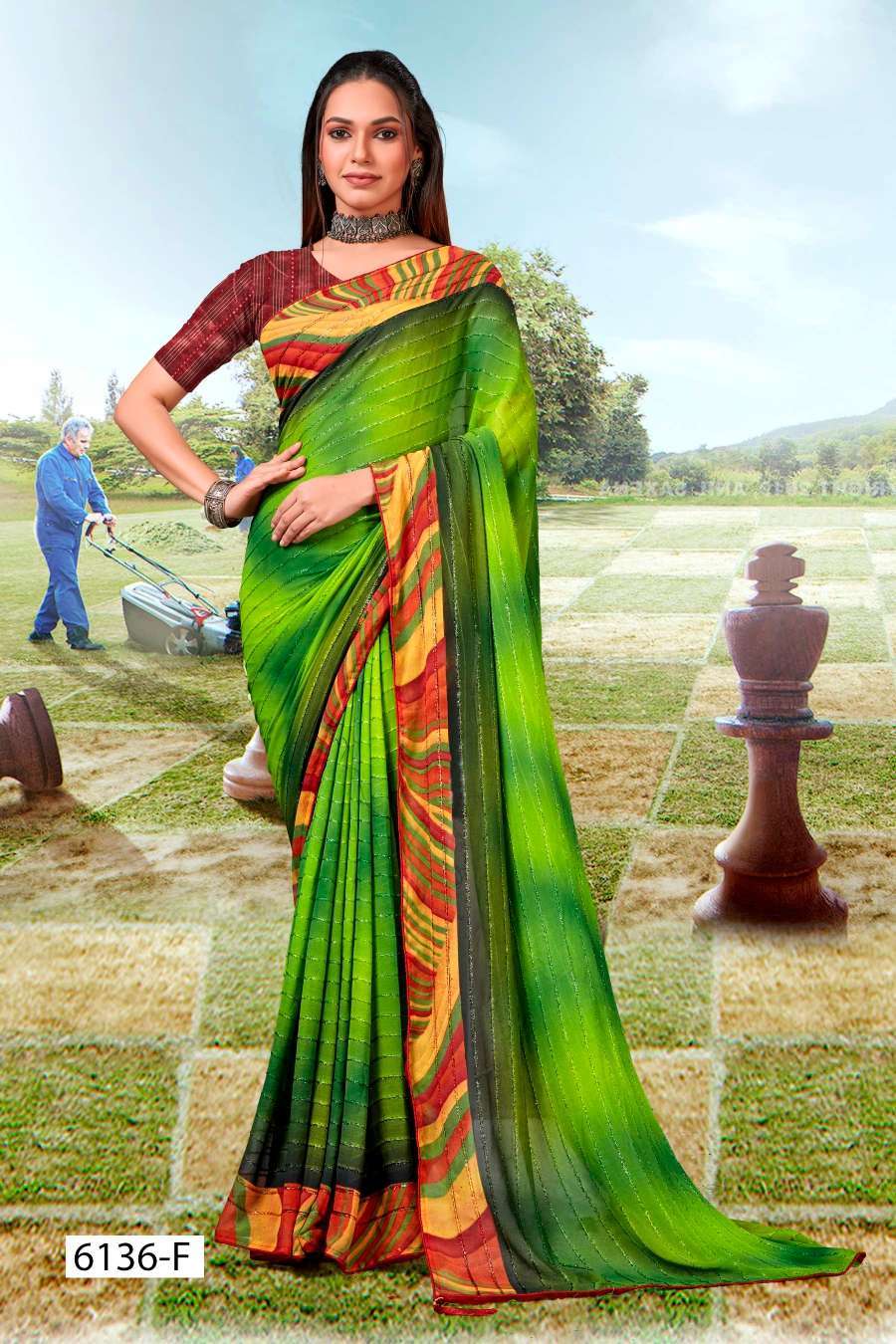 Buy Jevi Prints Art Silk Saree with Blouse Piece (Pencil-Pink_Pink_Free  Size) at Amazon.in