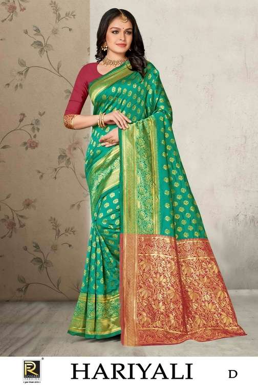 Ronisha Zara Premium Silk Pethani Casual Wear Saree Collection:  Textilecatalog