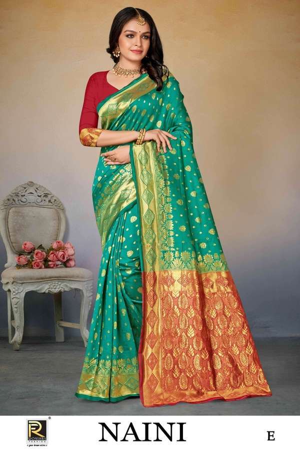 Green Silk Sarees: Buy Latest Designs Online | Utsav Fashion