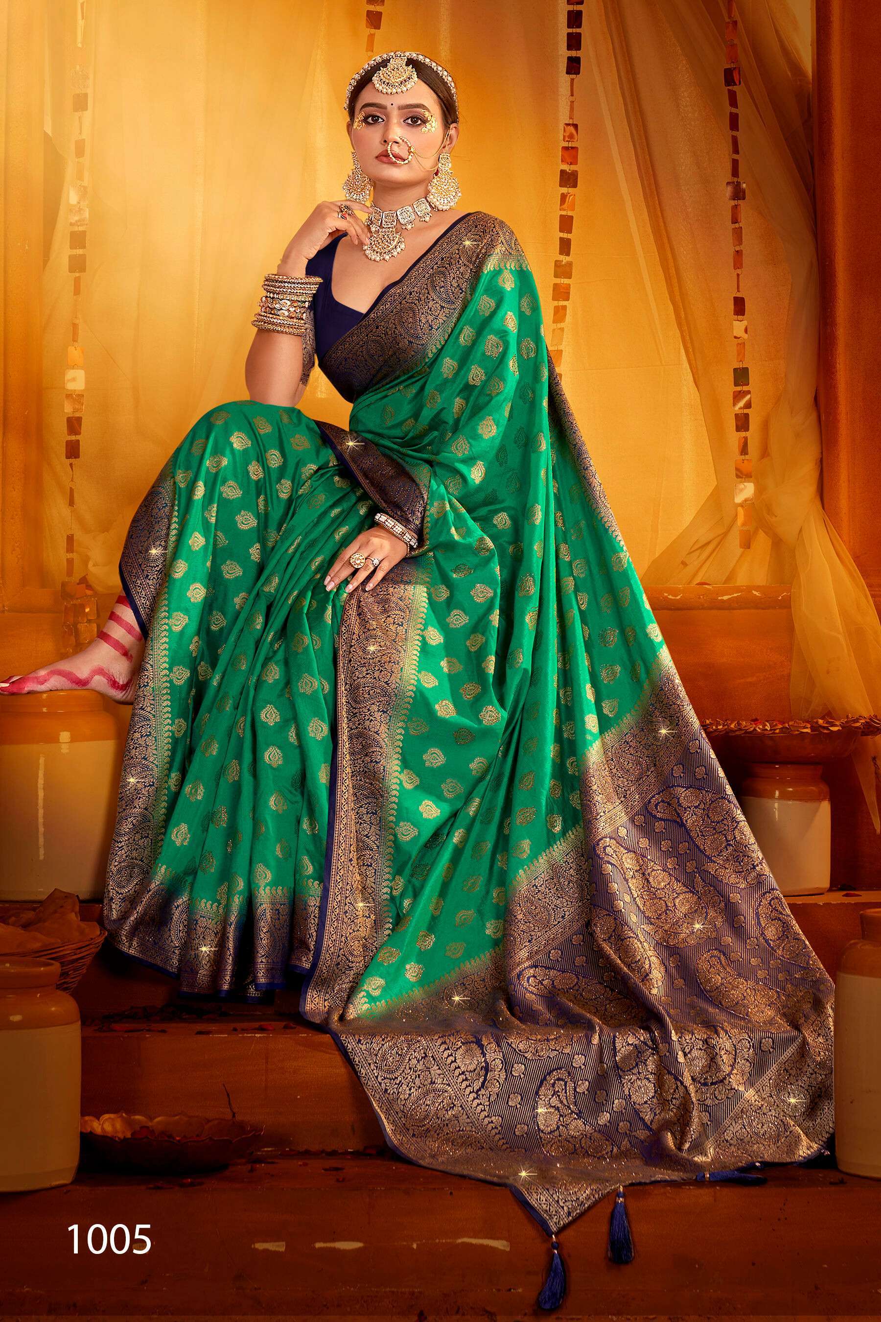 Buy Vivaha Bridal Pure Kanchipuram Silk Sarees for Wedding - The Chennai  Silks Online Shopping