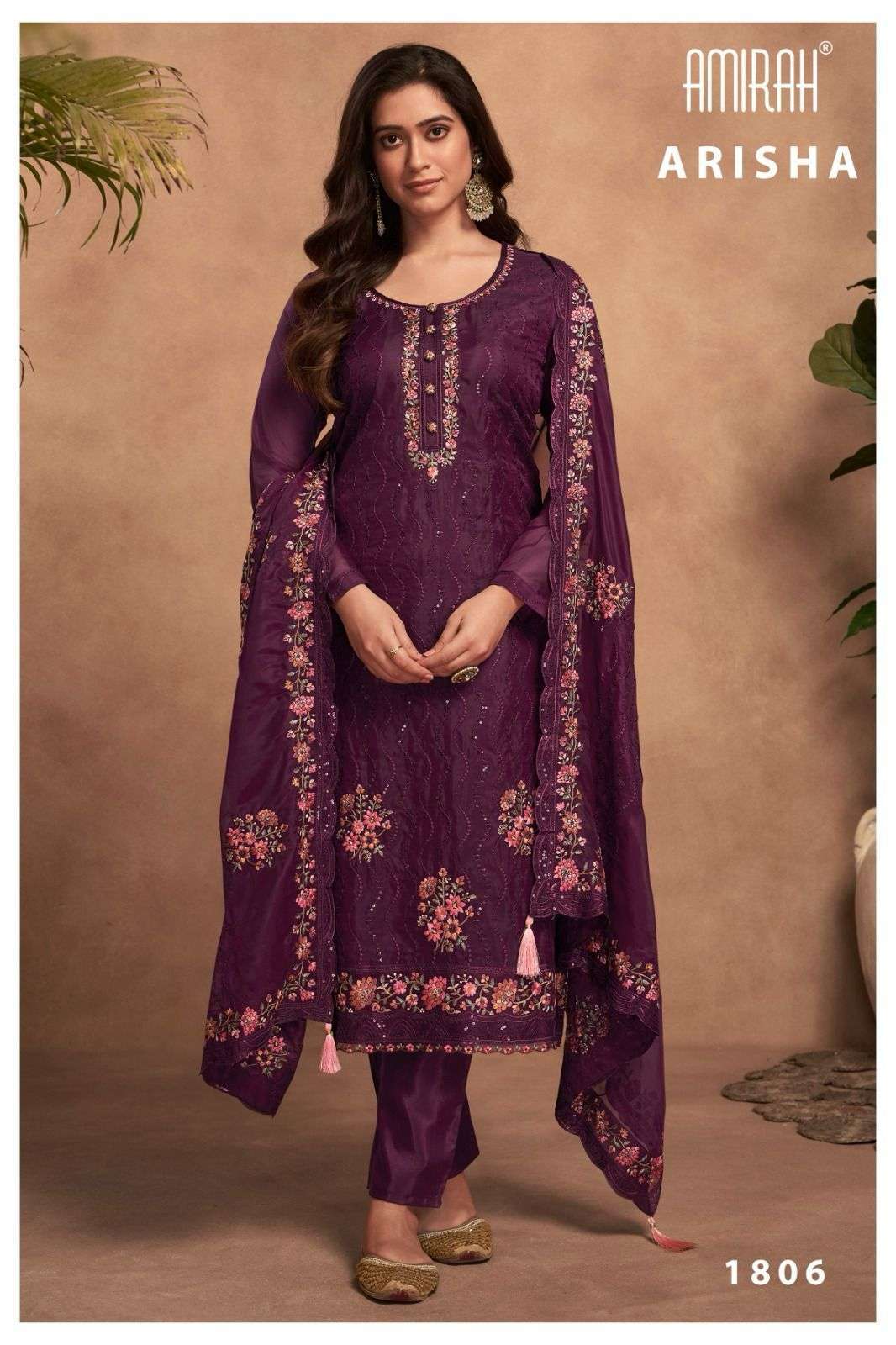 Amirah Arisha Organza Embroidered Salwar Kameez Latest Salwar Kameez Collection Wholesale