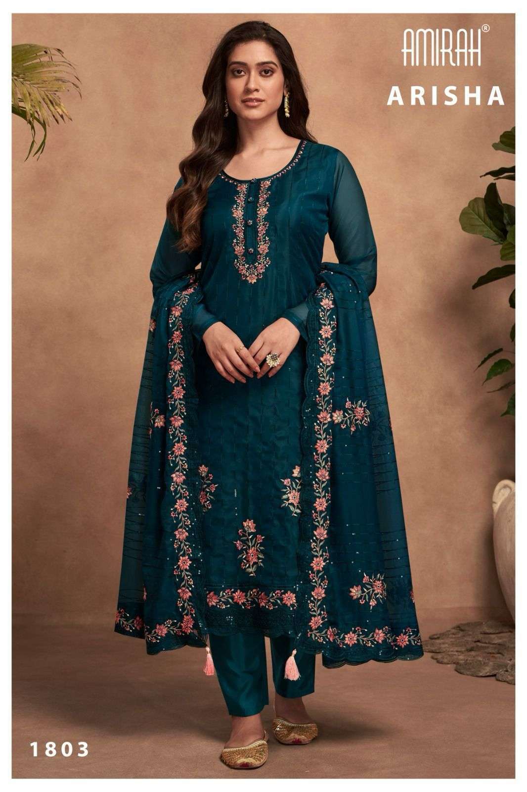 Amirah Arisha Organza Embroidered Salwar Kameez Latest Salwar Kameez Collection Wholesale