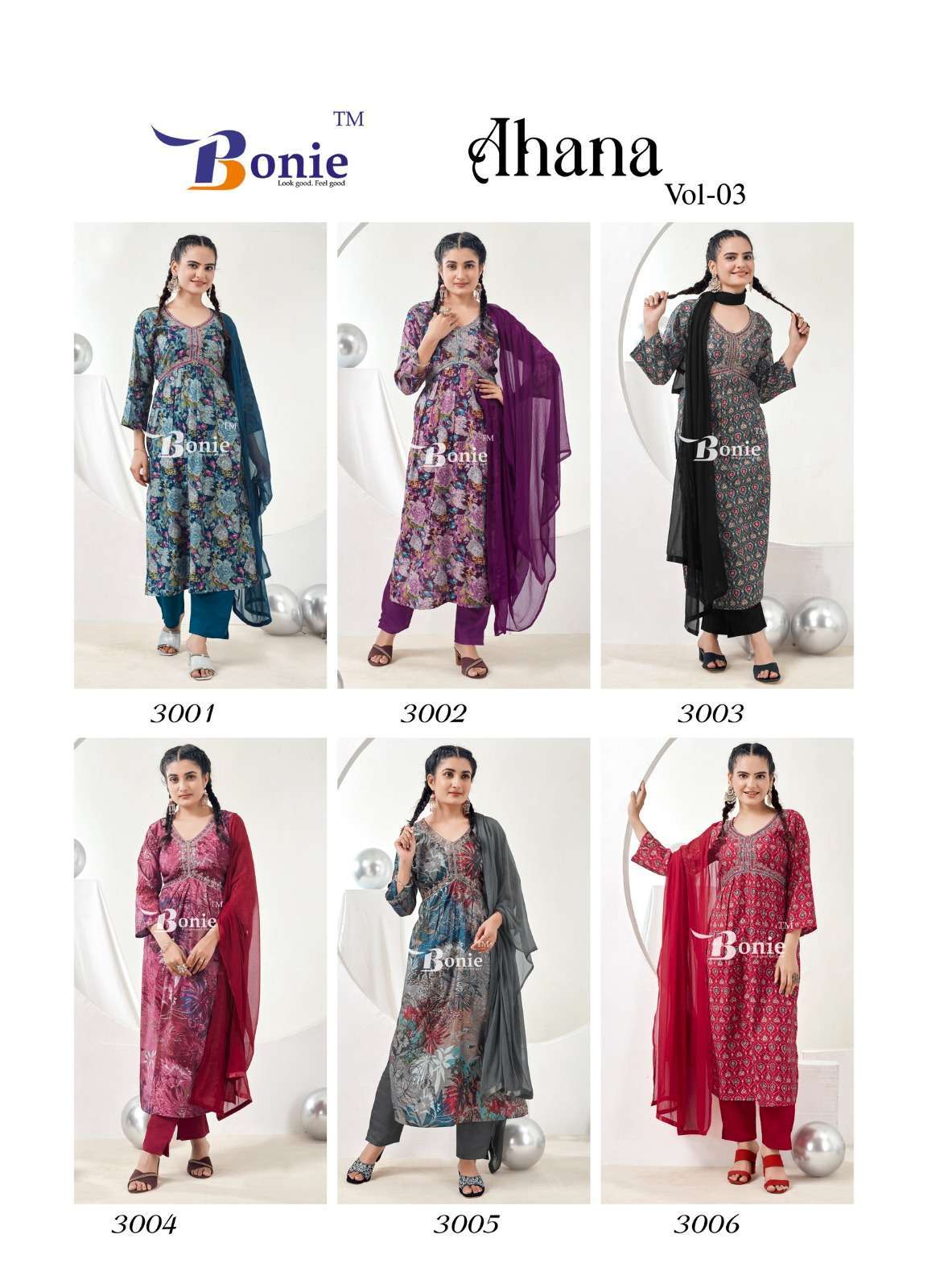 BONIE AAHANA VOL 3 Kurtis in Bulk Surat