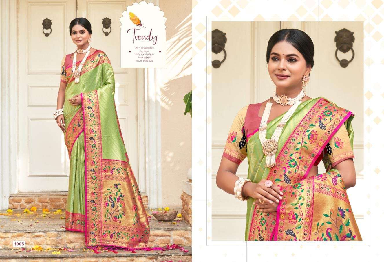 Kota mercerized silk cotton kottanchi saree – www.vannamayil.com