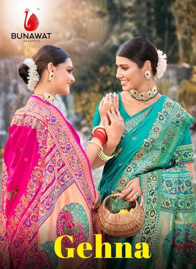 Green Paithani saree with designer blouse – Thath Banaras