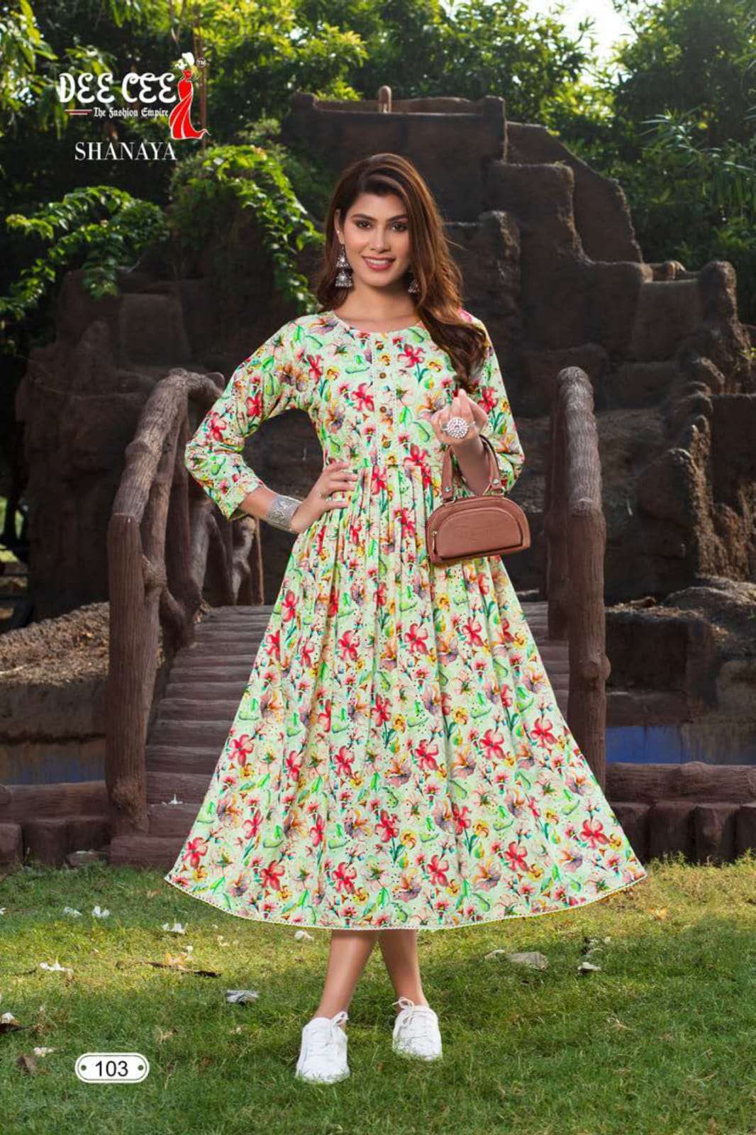 MANISHA FASHION MISHTI VOL 3 RAYON PRINT LONG KURTI AT BEST ONLINE PRICE -  SM CREATION