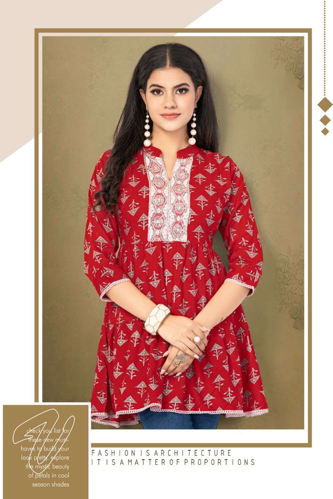 HIRWA SHEFALI-3 Cheap kurtis wholesale