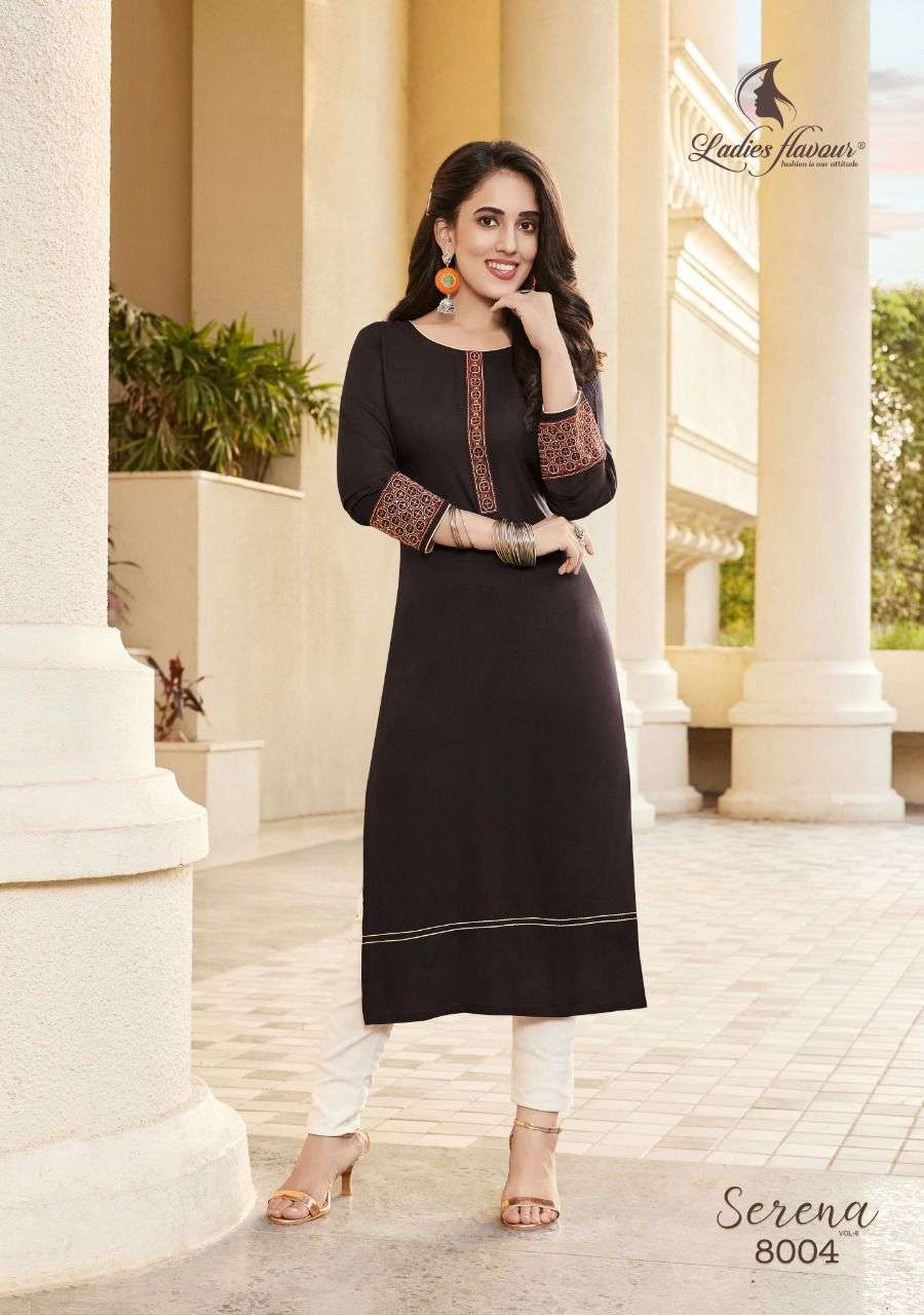  Ladies Flavour Serena vol-8 Kurti wholesalers in Ahmedabad