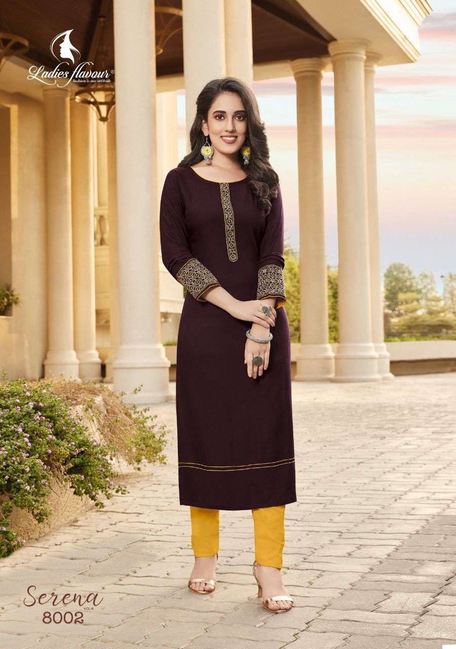  Ladies Flavour Serena vol-8 Kurti wholesalers in Ahmedabad