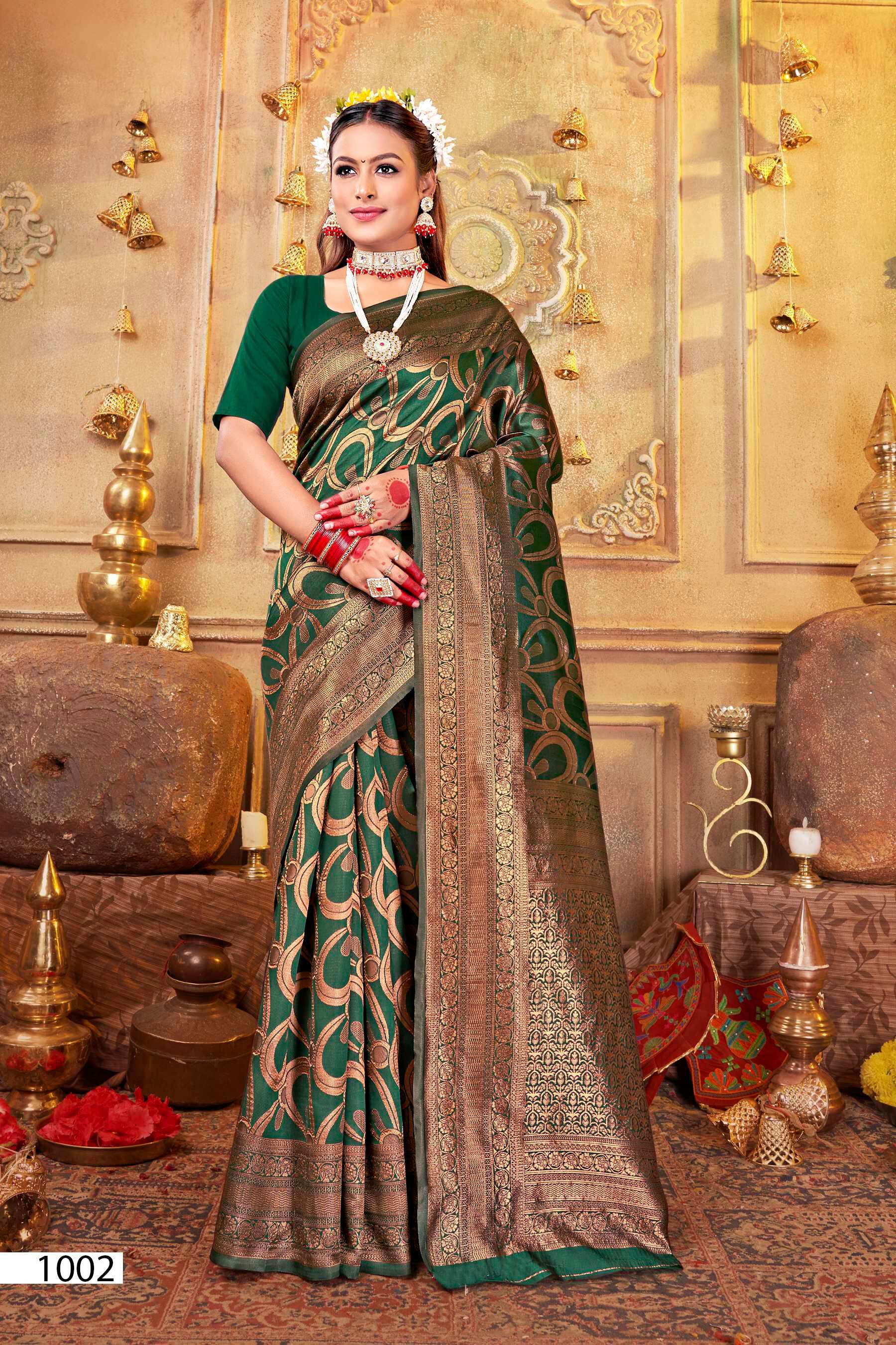 Buy Wholesale Bhagalpuri Silk Designer Sarees Catalog from Surat based  manufacturer, Dealer, Supplier in India.