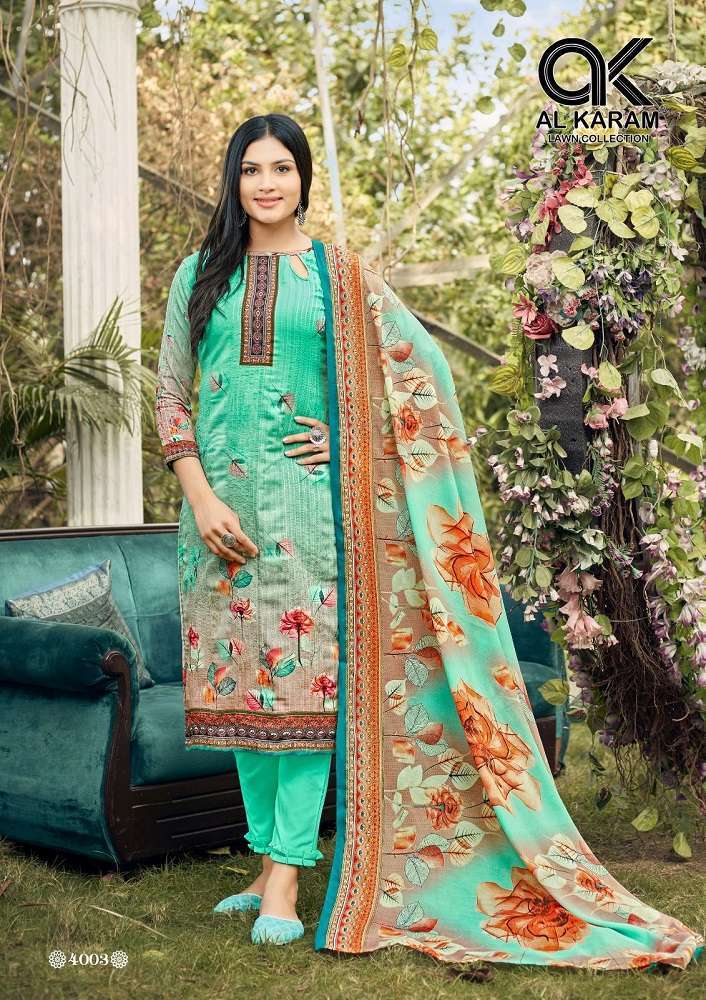 Al Karam Chikankari Embroidery Vol-4 – Dress Material wholesale