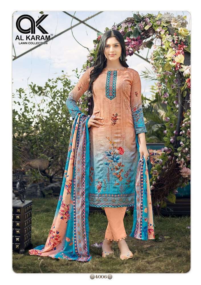 Al Karam Chikankari Embroidery Vol-4 – Dress Material wholesale