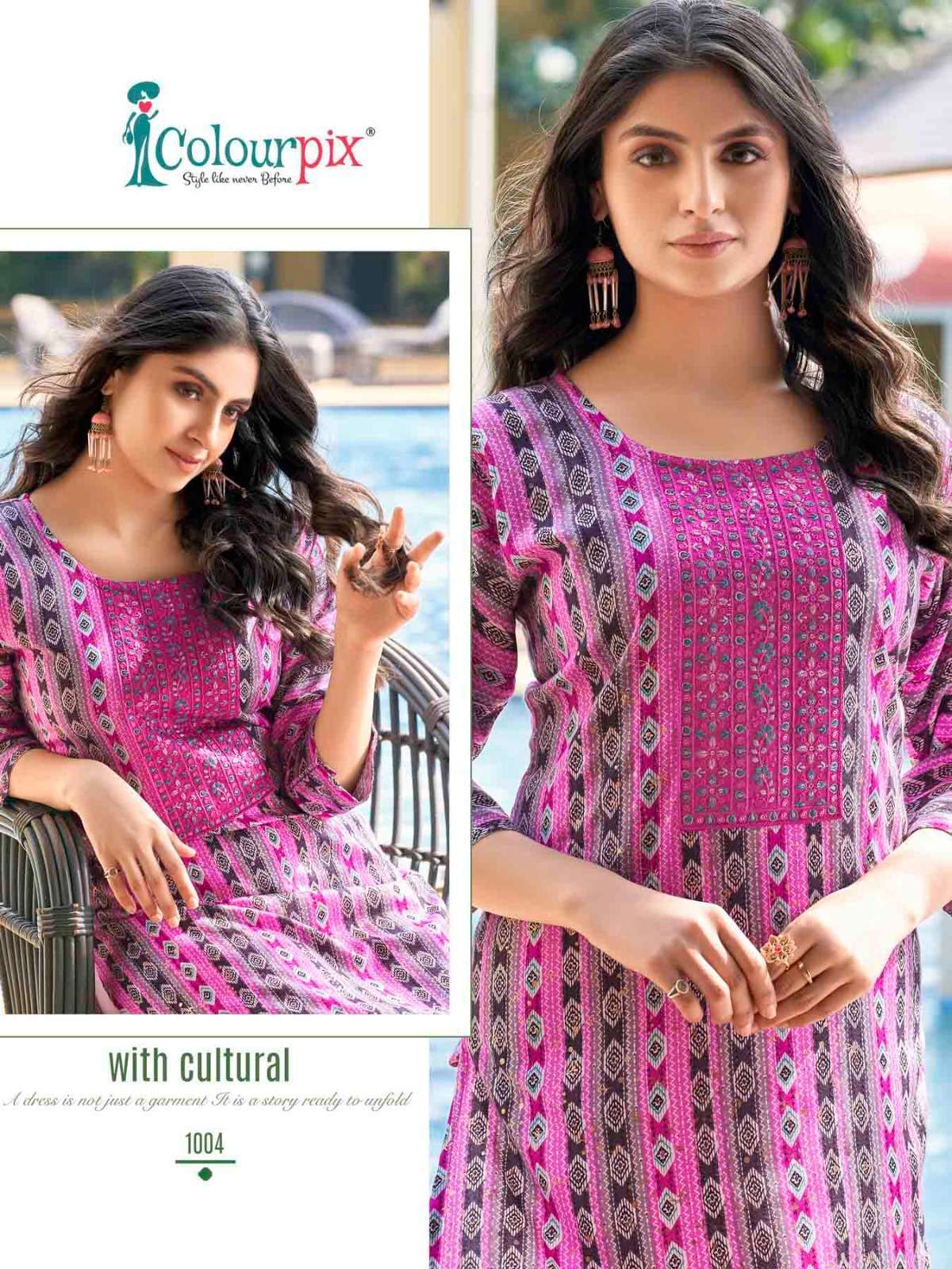 COLOURPIX Rolex Vol.1 Wholesale Kurtis manufacturers