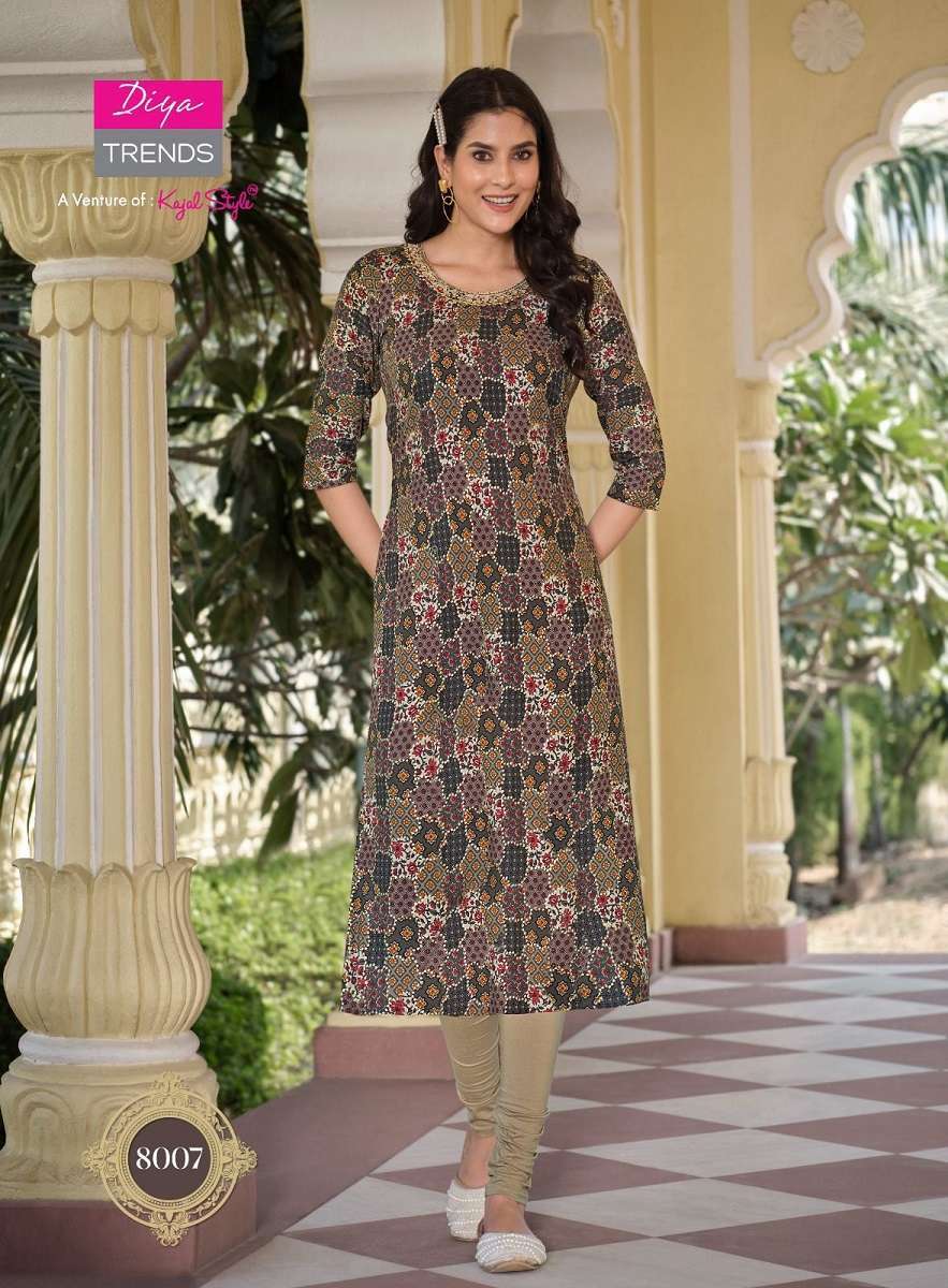 Diya Trends Garden City Vol-8 Surat designer kurtis wholesale