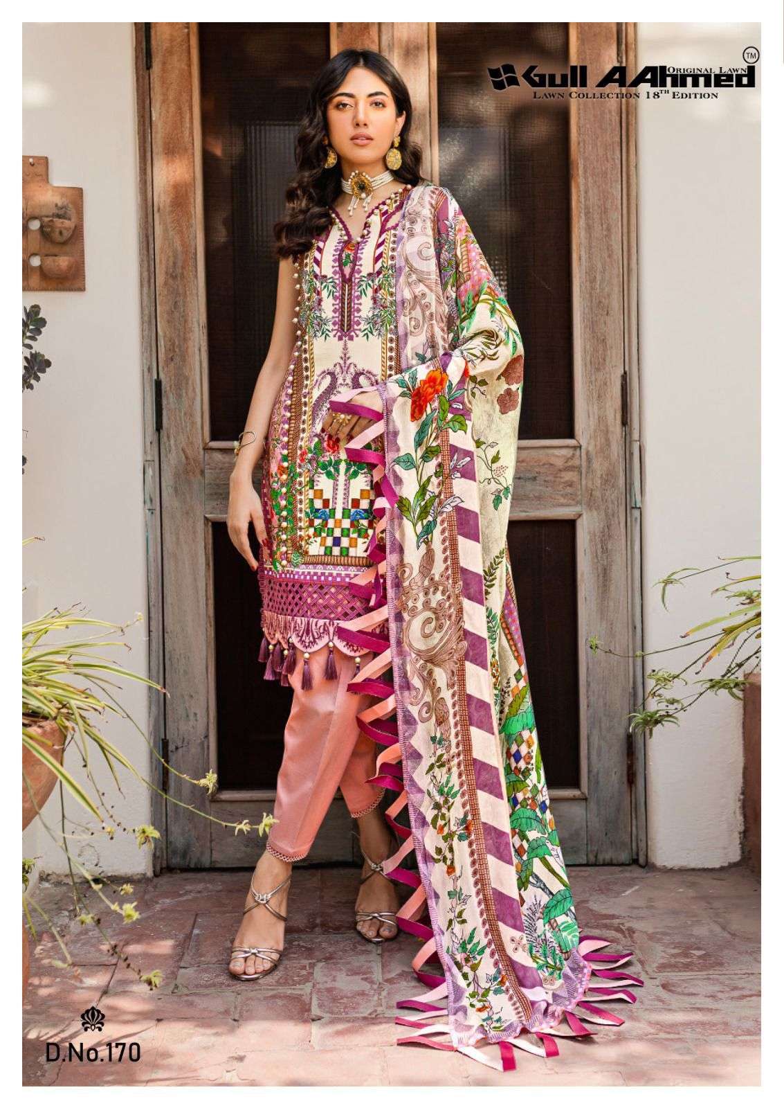 Gull A Ahmed Vol 18 Lawn Cotton Dress Material wholesale in Ahmedabad