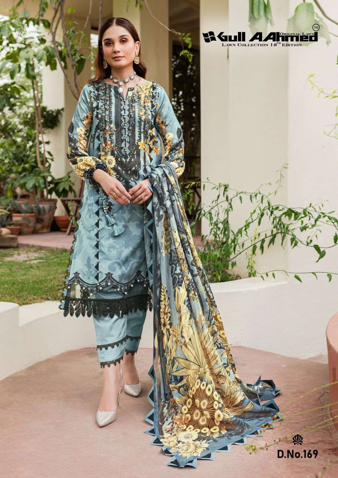 Lawn cotton dress material wholesale best sale