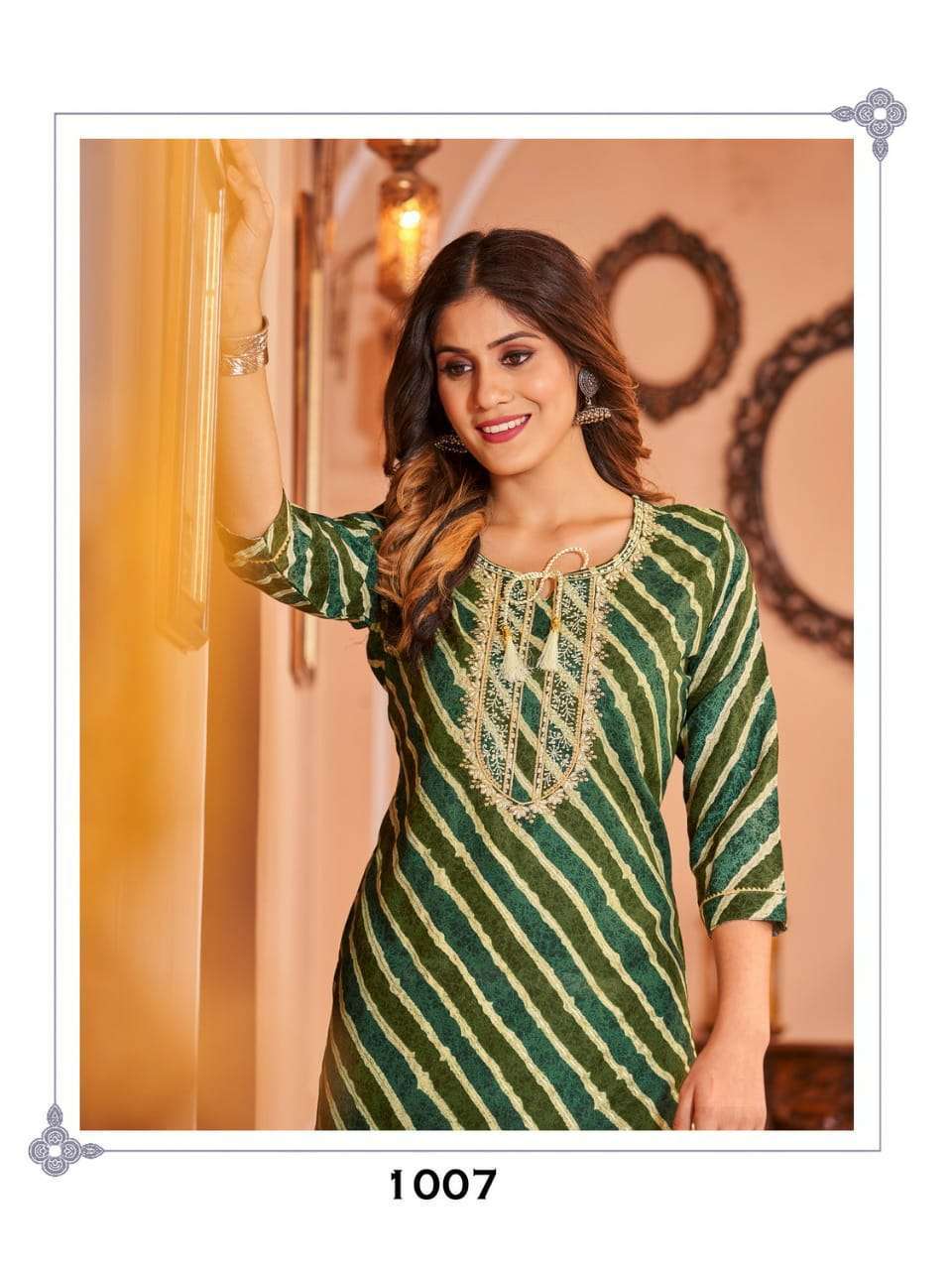 HIRWA LEHERIYA Surat Kurti Market