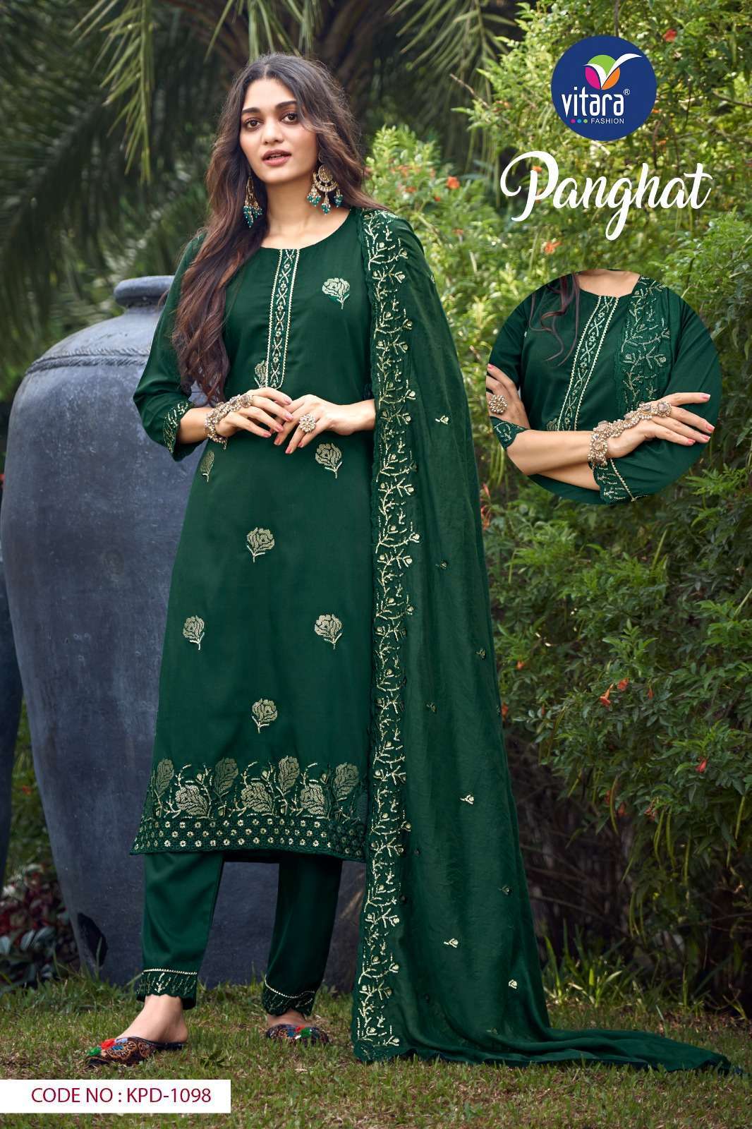 Vitara Fashion PANGHAT Vol -3 Designer kurtis in Surat