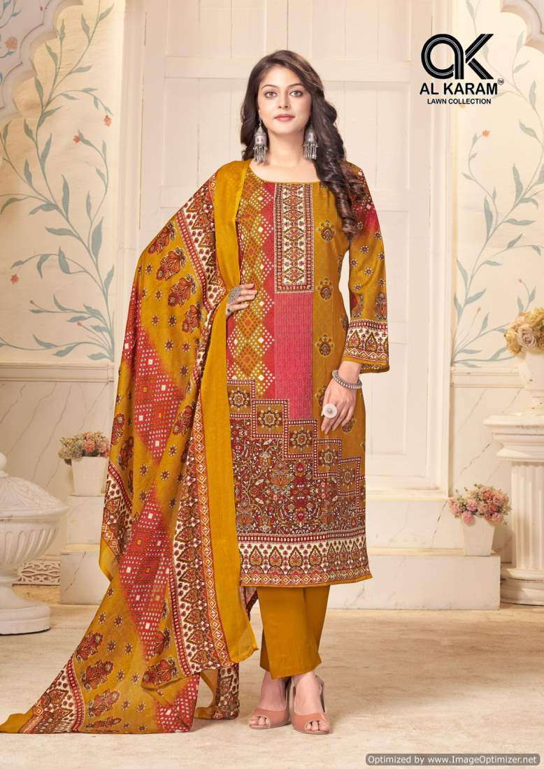 Al Karam Mahjabeen Vol-3 Wholesale dress material market in Delhi