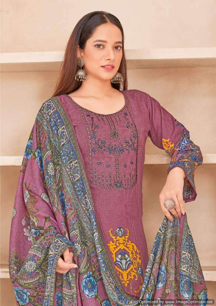 Al Karam Orchid Vol-1 Silk dress materials wholesale