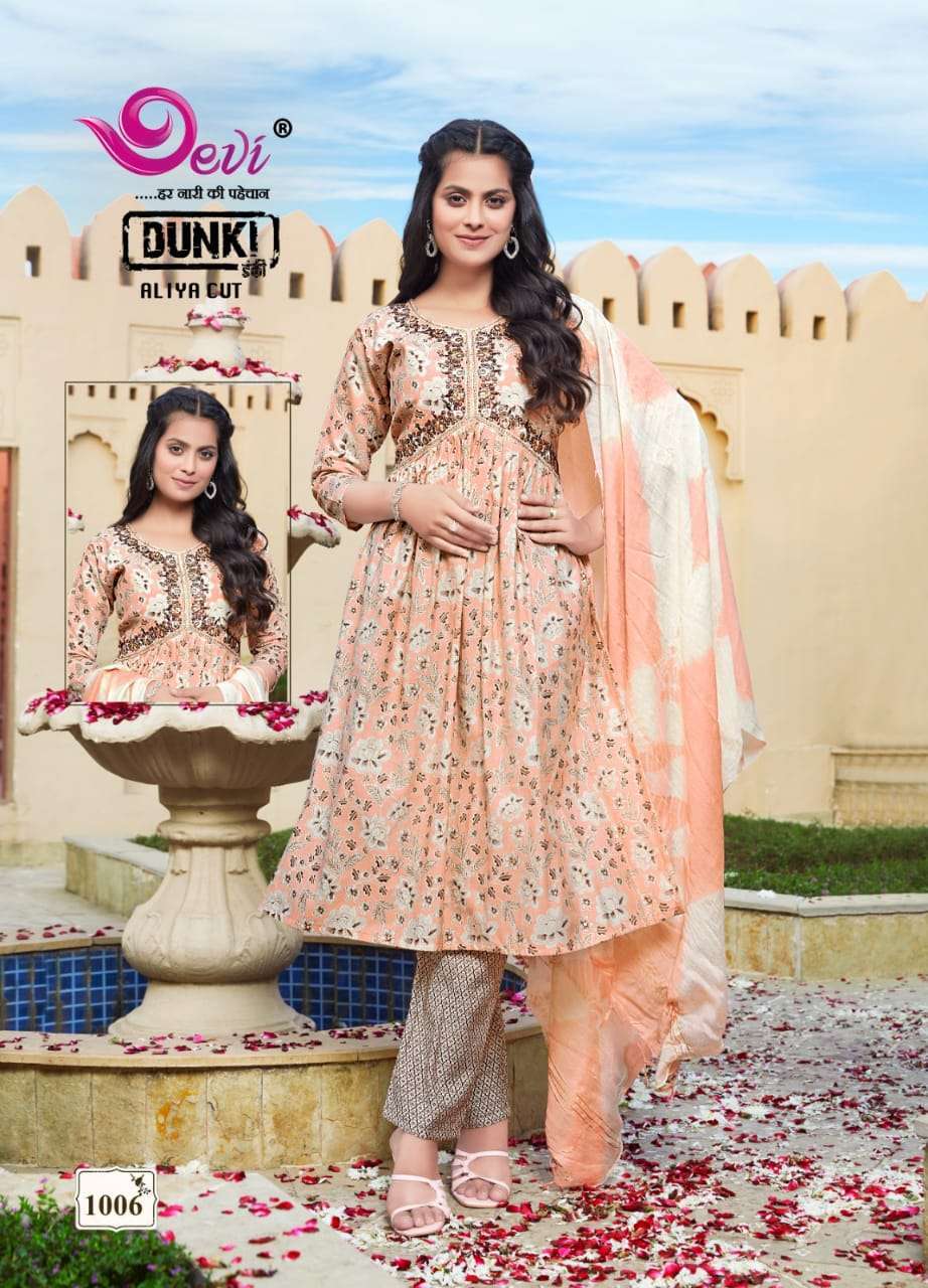 Devi Dunki Vol-1 – Aliya Cut Wholesale kurti market in Mumbai