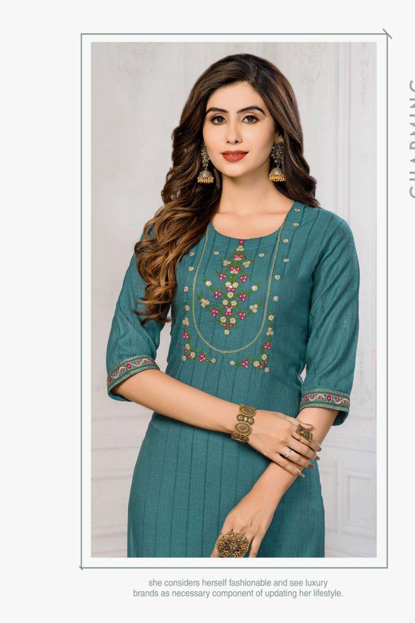 HIRWA KAJAL VOL-2  Kurti wholesale distribution in Mumbai