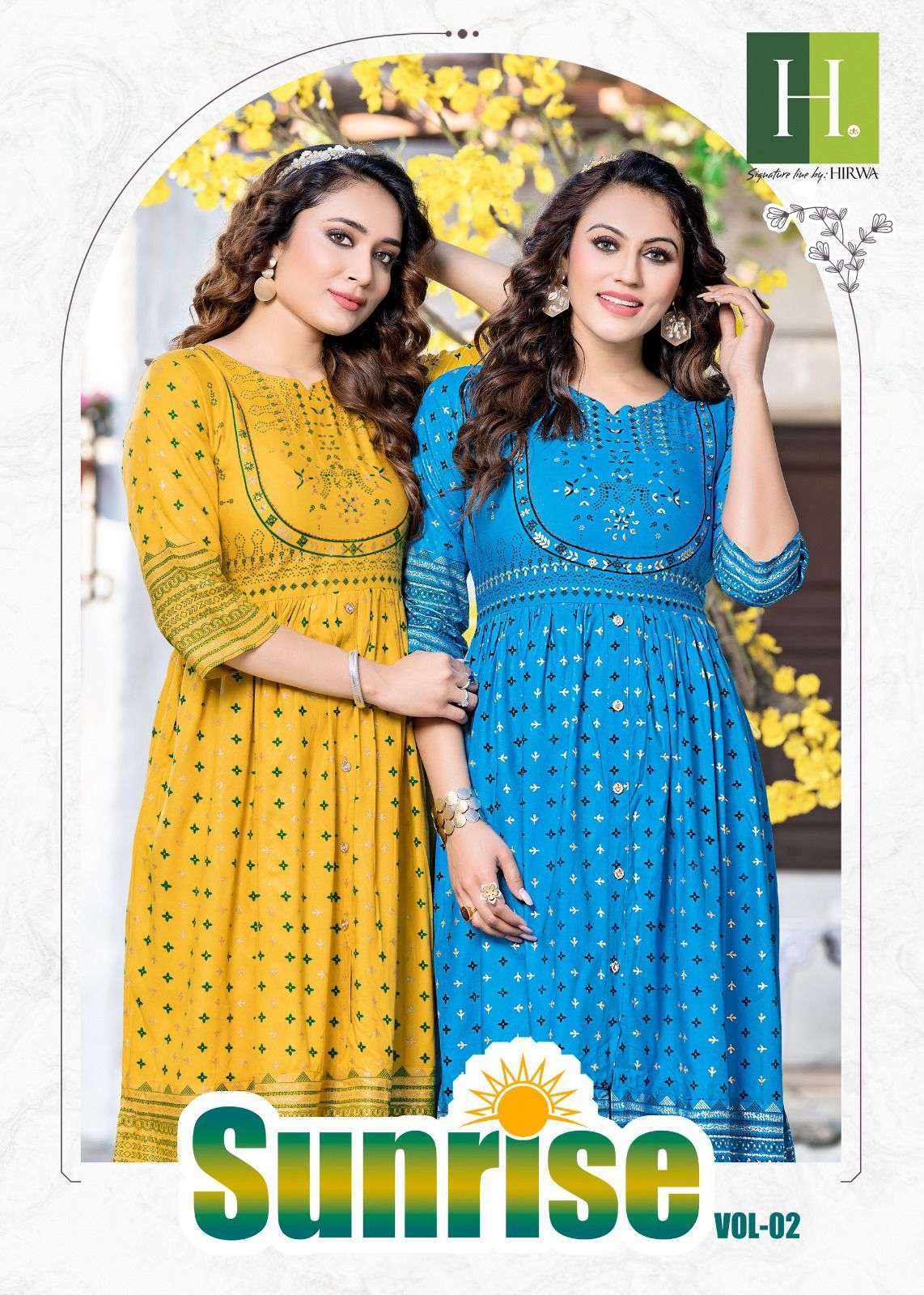 HIRWA SUNRISE VOL-2  Kurti wholesalers in Chandni Chowk Delhi