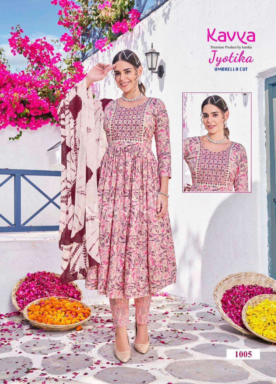 KAVYA JYOTIKA VOL 1  Designer kurtis wholesale in Kolkata