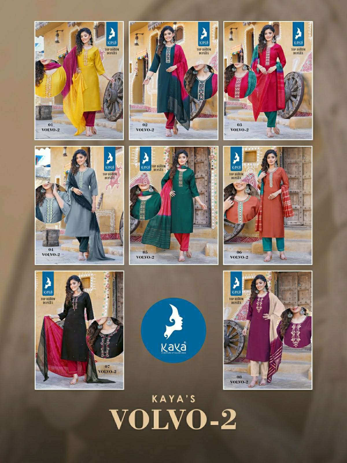 KAYA VOLVO 2 Kurti wholesale shop