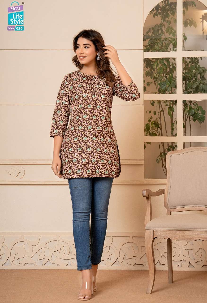 Mcm Kashvi Vol -2 – Short Tops Kurti distributors in Hyderabad