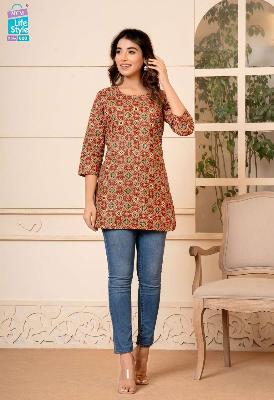 Mcm Kashvi Vol -2 – Short Tops Kurti distributors in Hyderabad