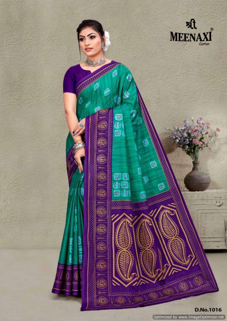 Meenaxi Krishnaveni Vol-1 – Cotton Bollywood saree wholesalers in Tamil Nadu