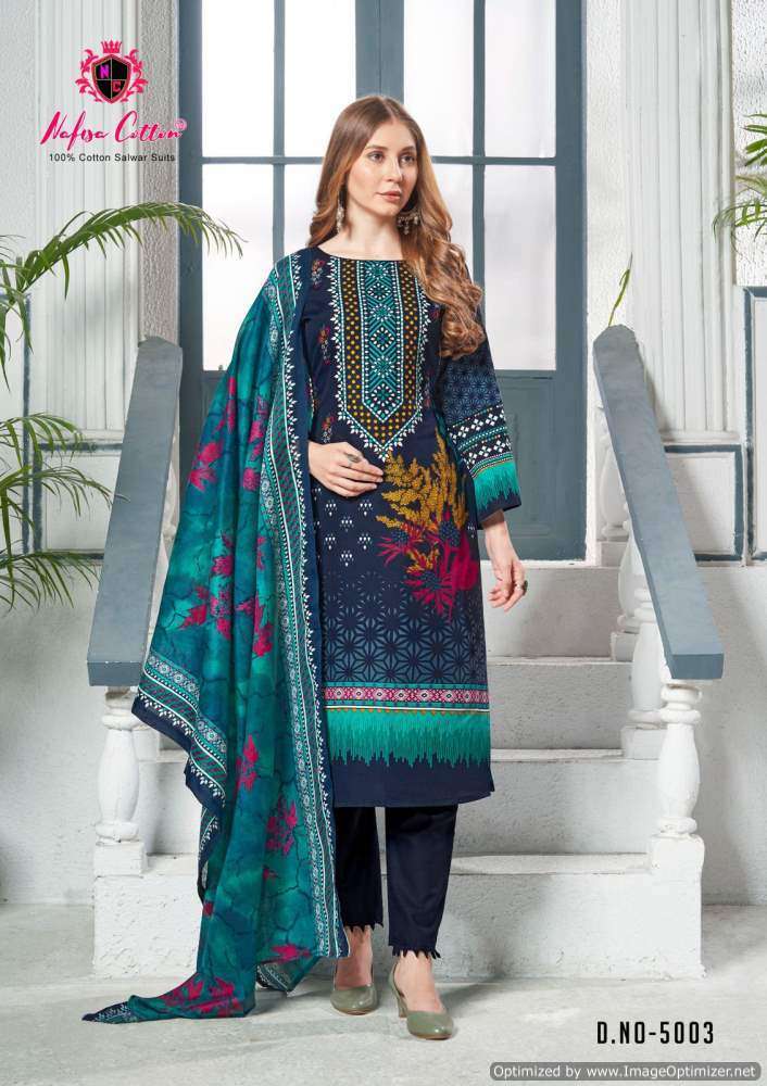 Nafisa Safina Vol 5 Karchi Cotton Dress Material Manufacturers in India