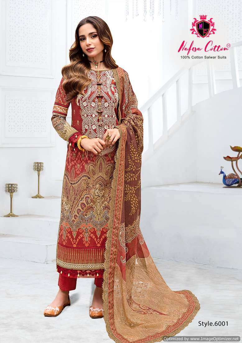 Nafisa Safina Vol-6  Chanderi dress material in Jaipur