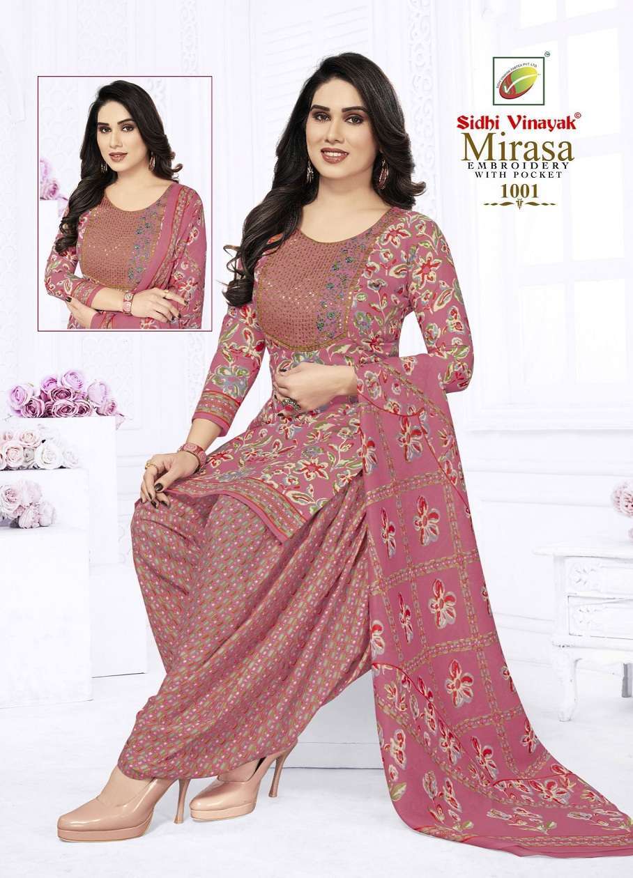 Sidhi Vinayak Mirasa Vol-1 Rayon dress materials suppliers