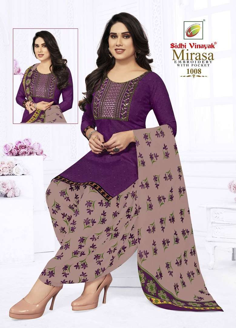 Sidhi Vinayak Mirasa Vol-1 Rayon dress materials suppliers