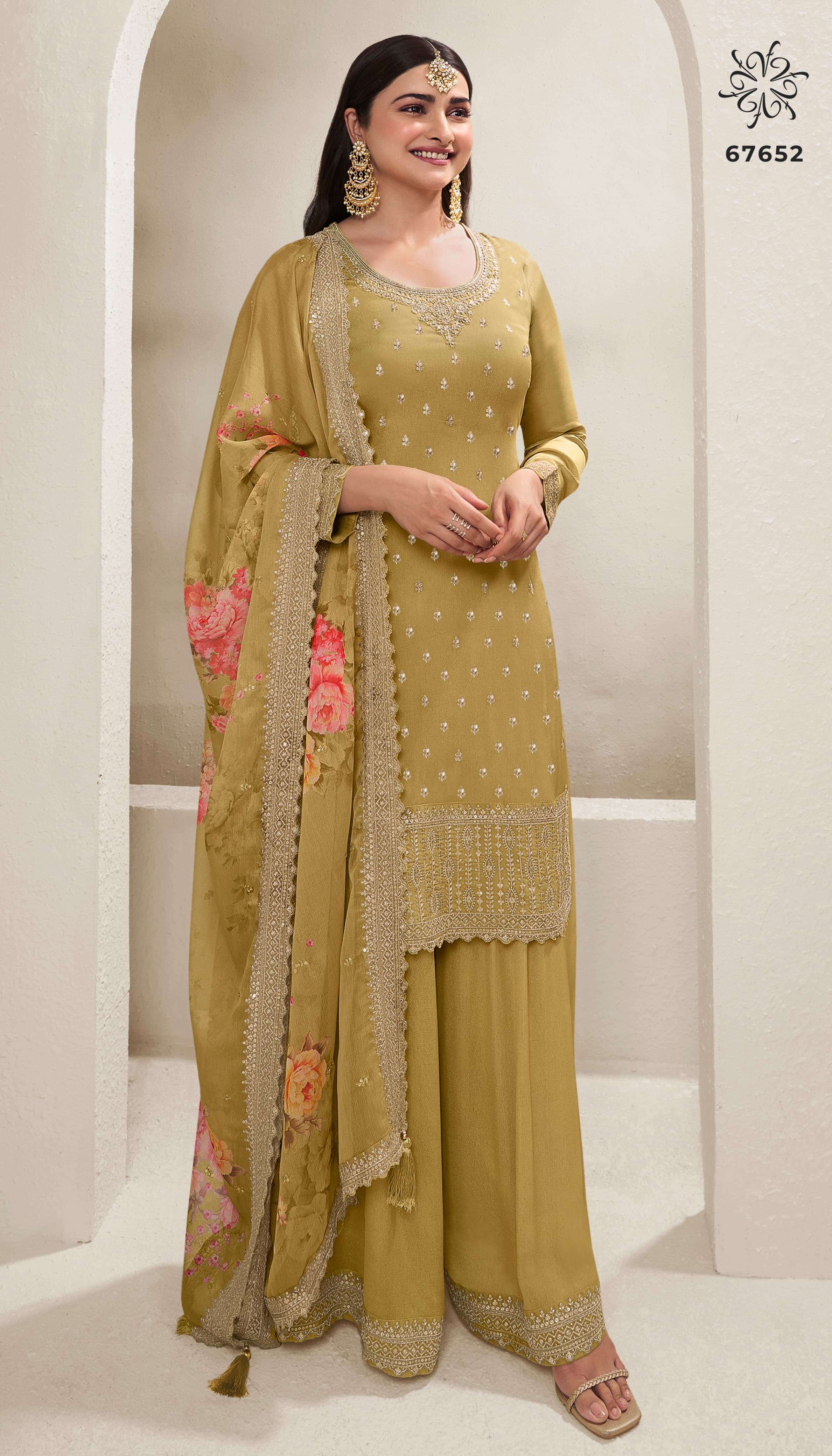 Vinay Kuleesh Shalini Embroidered salwar kameez manufacturers in Bangalore