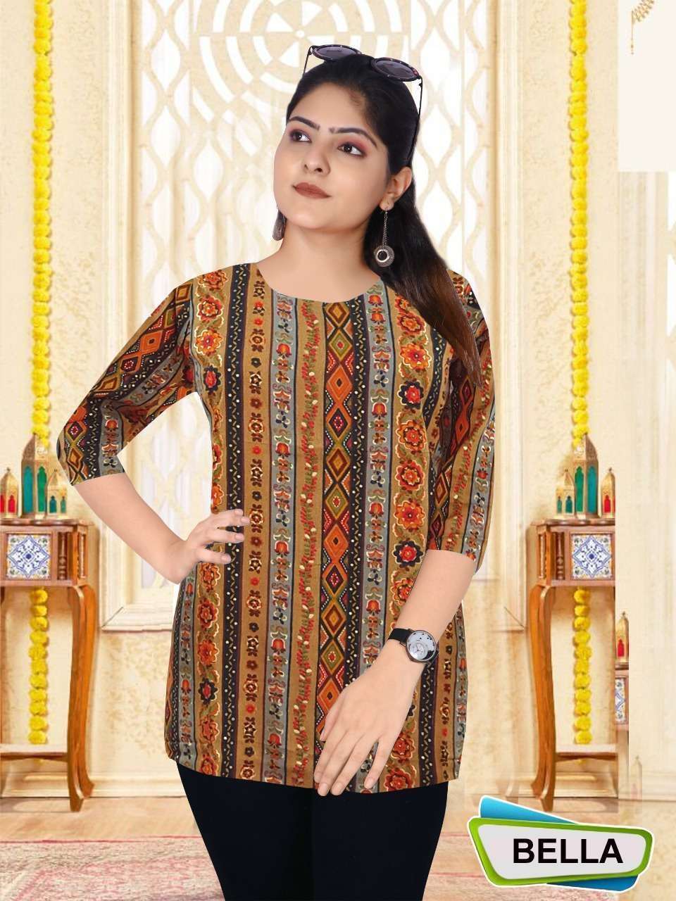 Bella Heavy Rayon Cotton kurtis in Hyderabad