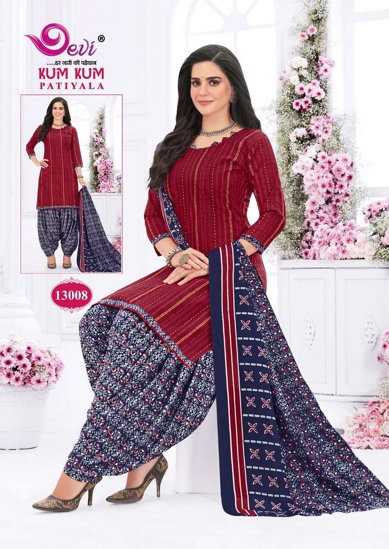 Devi Kumkum Vol-13 Gujarat dress material suppliers