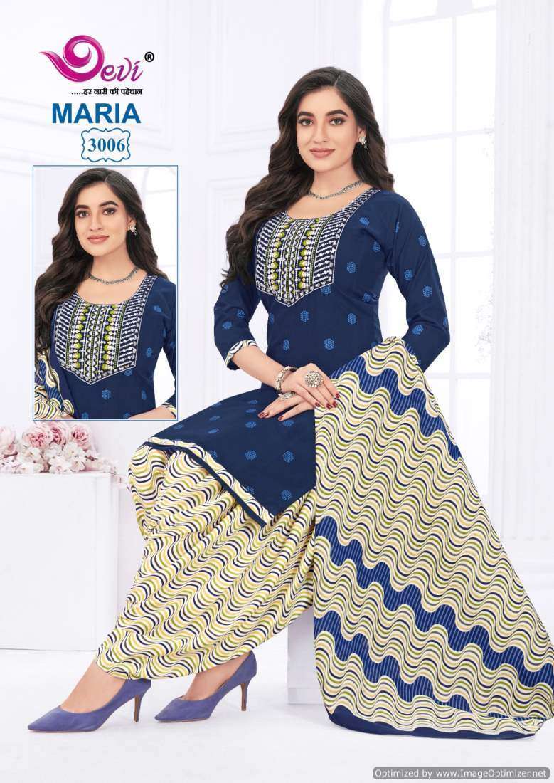 Devi Maria Vol-3 Churidar dress materials