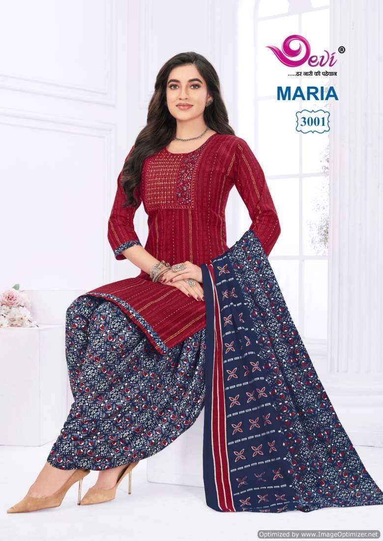 Devi Maria Vol-3 Churidar dress materials