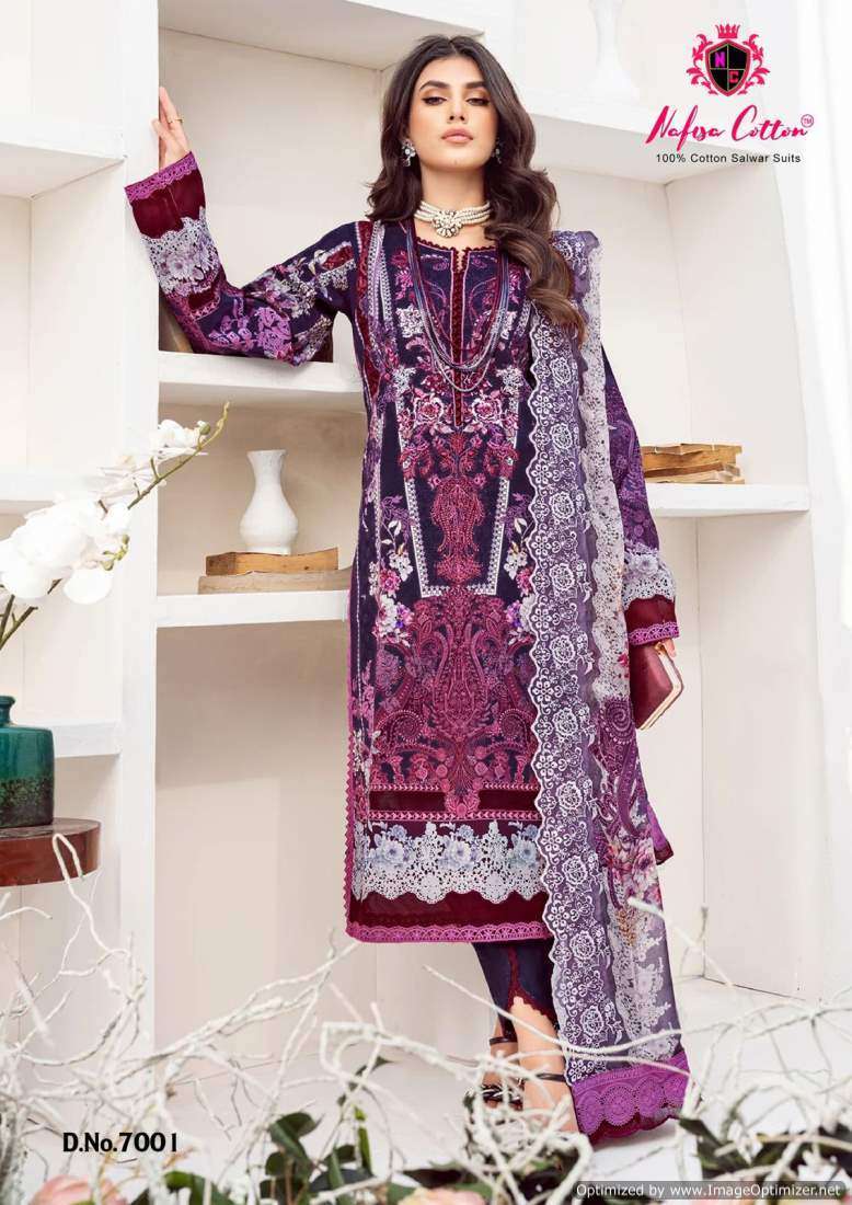 Nafisa Safina Vol-7 Wholesale dress material online shopping