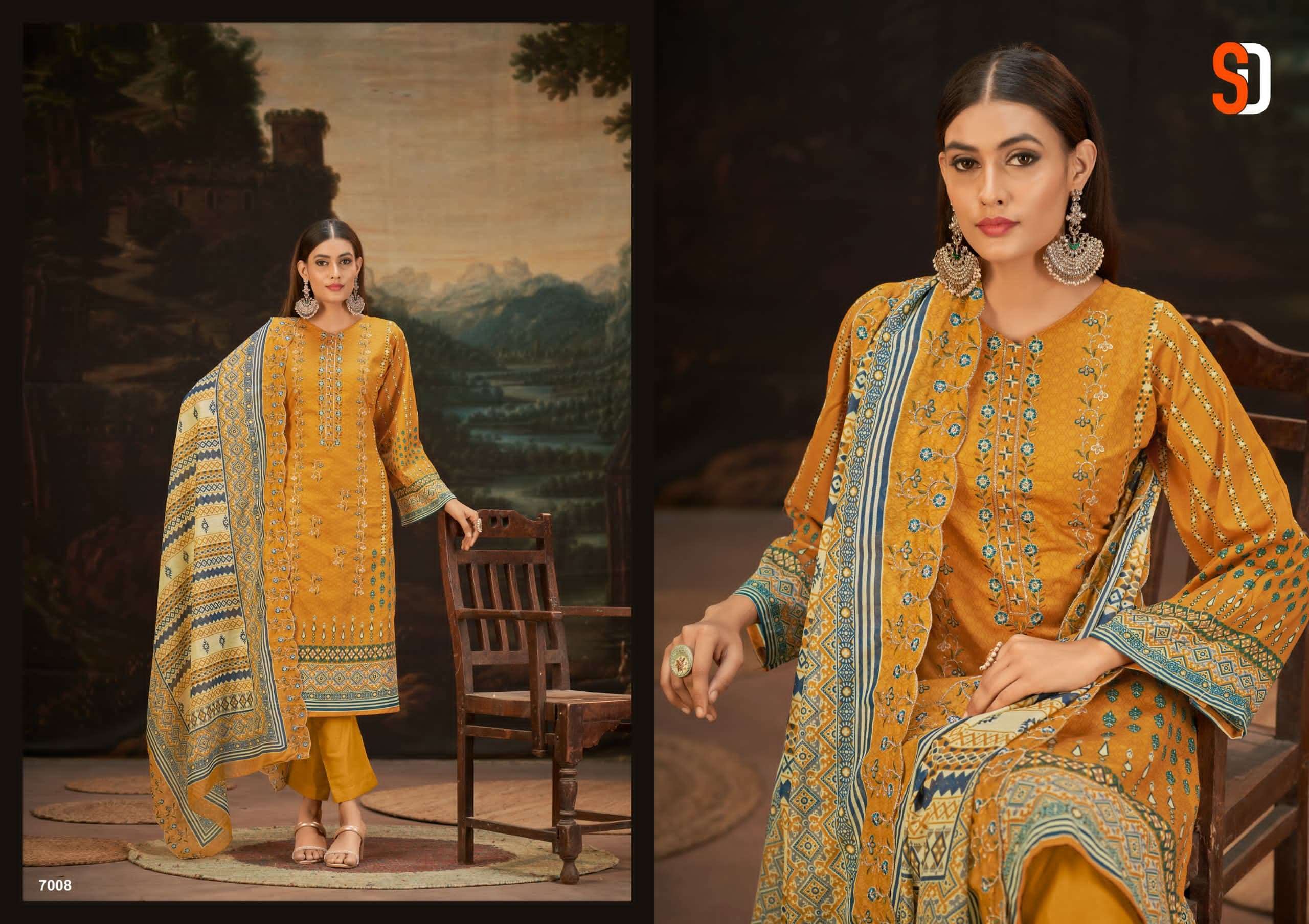 Shraddha Bin Saeed Lawn Collection Vol 7 Nx Salwar suit material wholesale in gandhi nagar