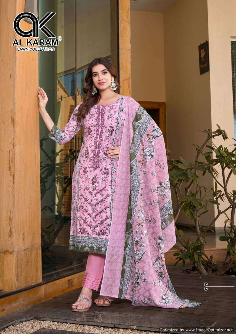 Al Karam Bin Ubaid Vol-2 Cotton dress material online